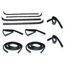 Window Sweeps Channel Door Seal Kit LH, RH for 1971-1972 Ford Vehicles