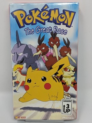 Pokemon VHS The Great Race Sealed NEU