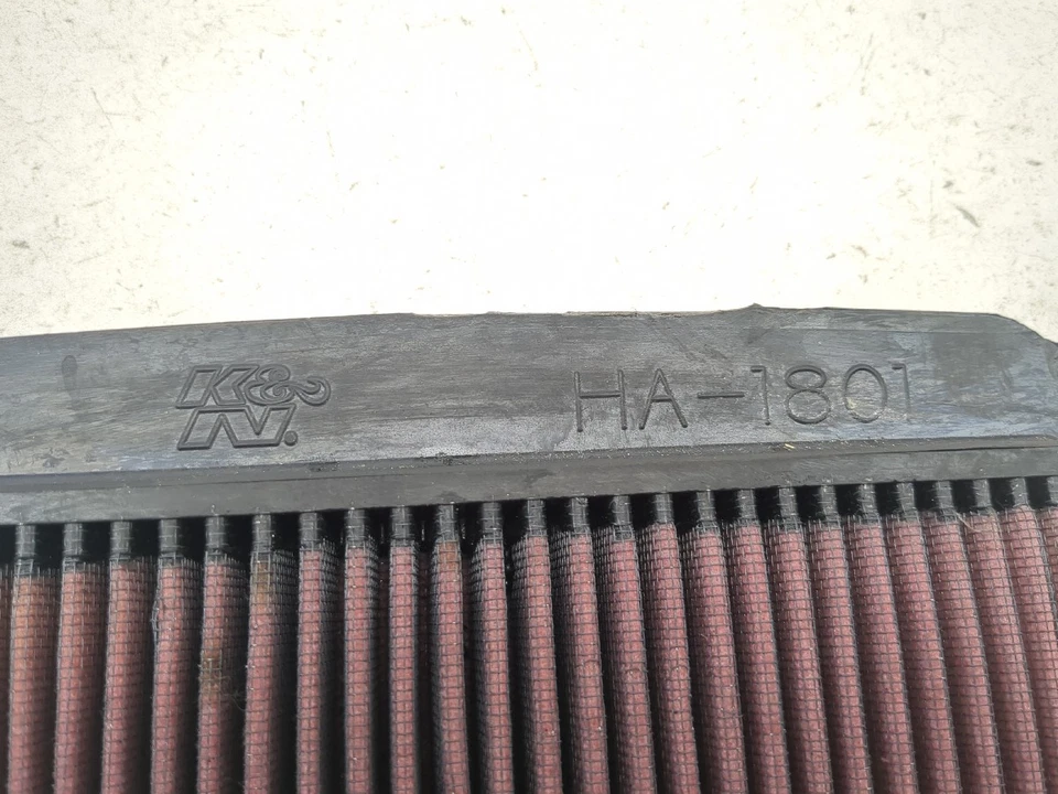 01-05 Honda Goldwing 1800 GL1800 K&N filtro de aire admisión HA-1801 Foto 2 de 4