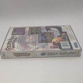 FACTORY SEALED Golden Axe: The Duel (Sega Saturn, 1995) NEW US VER Tears in Seal