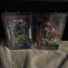 Panini Select football 2 card lot Darnell Washington /25 rc and puka nauca rc