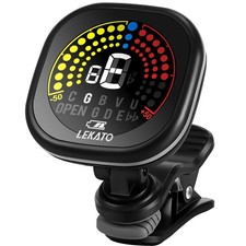 LEKATO Guitar Tuner Rechargeable, Clip On for Guitar, Bass, 1226