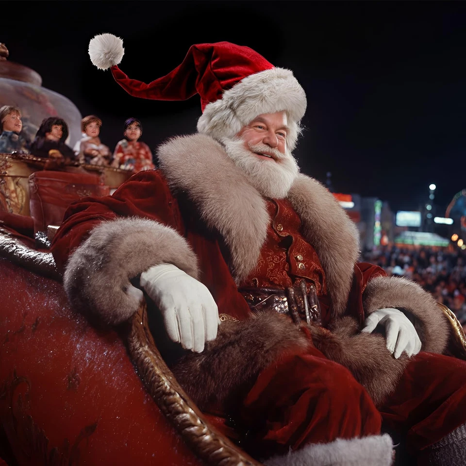Sombrero de Papá Noel de lujo para adultos 1 pieza terciopelo cómodo piel extra gruesa Navidad Foto 4 de 4