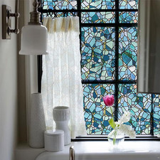 Funlife Original Hand-Drawn Stained Glass Window Film Reusable Double-Sided