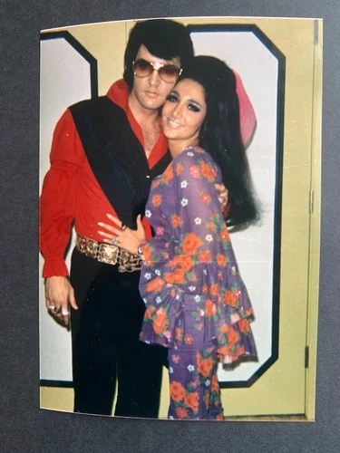 ELVIS PRESLEY -  JOYCE BOVA  Rare VINTAGE Original Press Photo