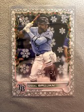 Vidal Brujan 2022 Topps Holiday #HW171 Tampa Bay Rays Metallic Rookie