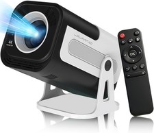 Mini Projector with Dual 5G WiFi and Bluetooth, Built-in App Smart Portable 4K