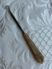 Vintage Lucite Buttonhook Shoe Hook 7  1920  s- 1930  s
