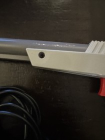 Original 1985 Nintendo NES Zapper Duck Hunt Gun NES-005 Gray Vintage Tested