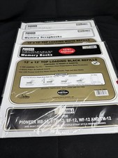 2 Pioneer RMW-5 12x12 Top Load Scrapbook White Memory Book Refill 5 1 Black