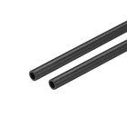 Carbon Fiber Round Tube 3mm x 2mm x 400mm Carbon Fiber Pultrusion Tubing 2 Pcs