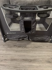 Baby Trend Pack  n Play Playard Gray w/ Storage Organizer