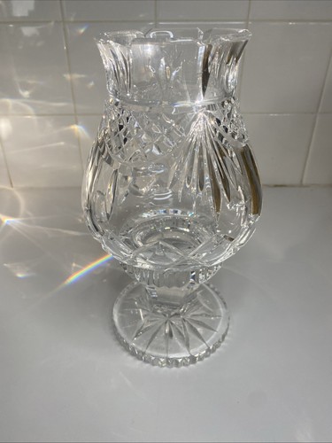 Waterford Society Penrose Collection Crystal Hurricane Lamp 1997