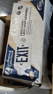 Lithonia Lighting  LED Exit Sign/Emergency Light Combo