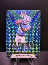 Amon-Ra St. Brown Lions 2025 Mosaic - Elevate #15 Reactive Green Prizm