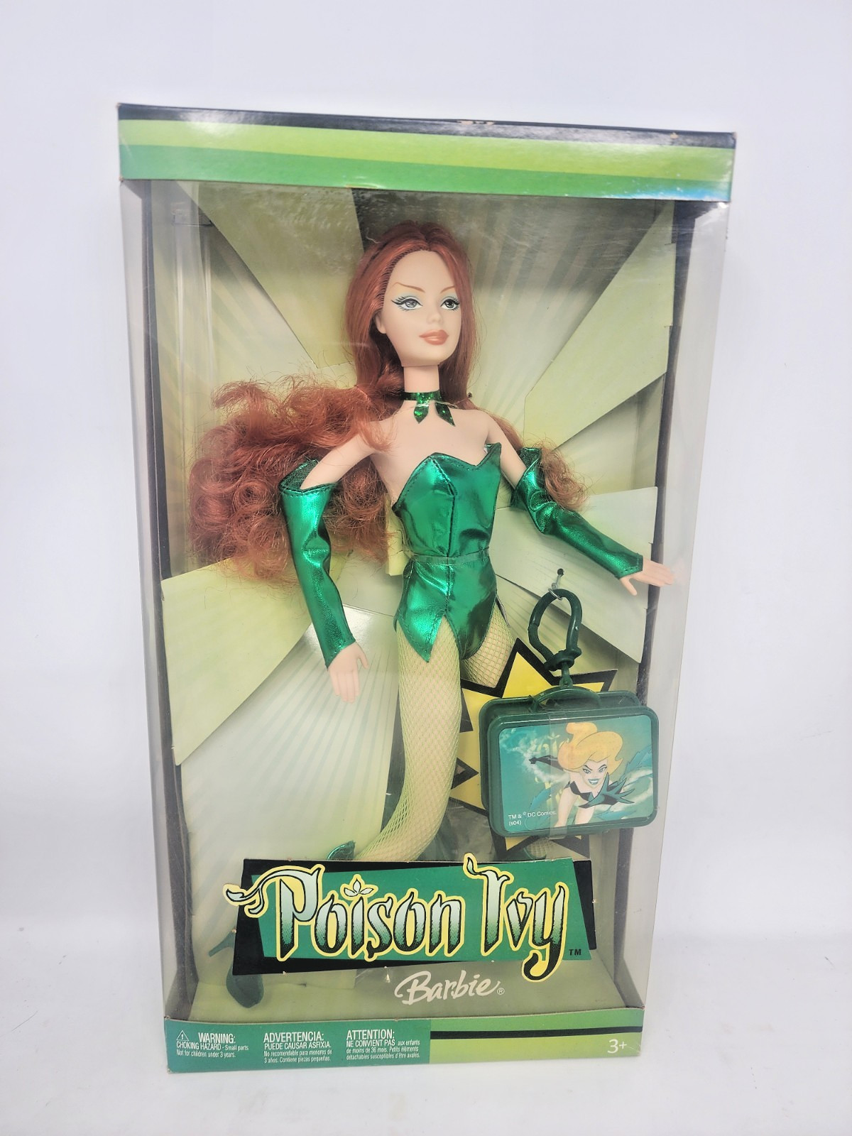 2004 Barbie POISON IVY Doll DC COMICS New In Box  #H1668 Mat