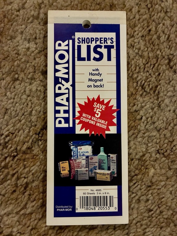 PharMor Shopper’s List 1994