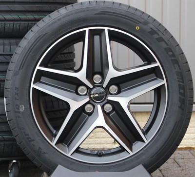 VW Bus T5 T6 T6.1 Shuttle Satz Räder Alufelgen Borbet pol. Hankook Winterreifen