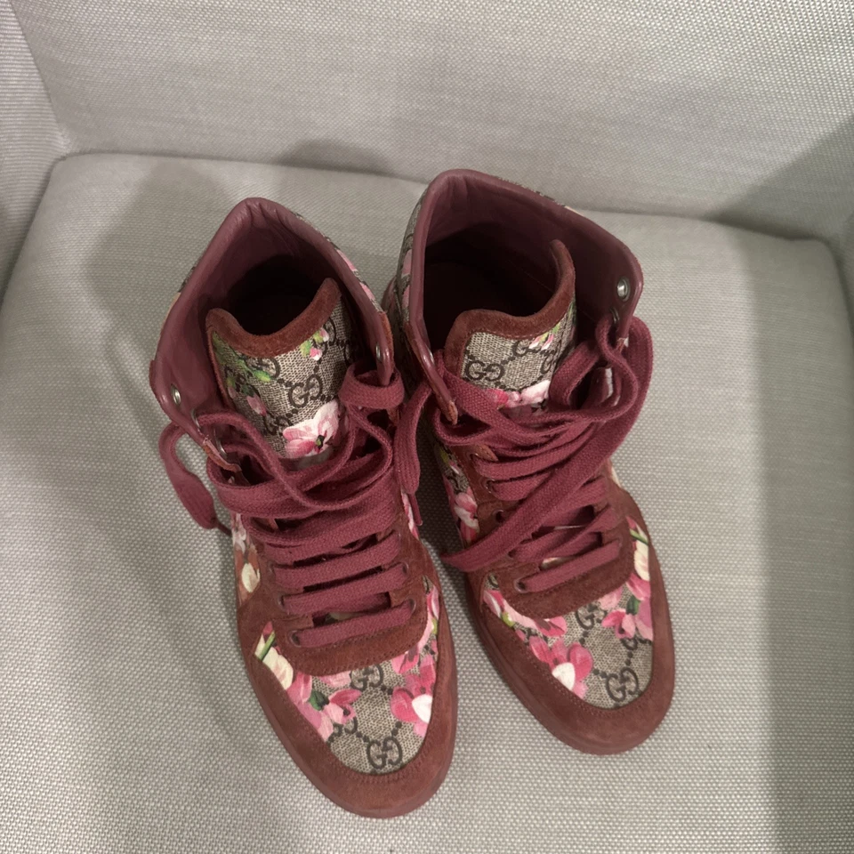 Zapatillas altas Gucci Coda GG monograma floral 36 Foto 2 de 4