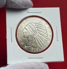 1929 Indian Head Liberty 1/2 Troy Oz .999 Fine Silver Fractional Round Coin Bar