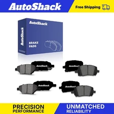 Front Rear Ceramic Brake Pad Set for 2004-2012 Chevrolet Malibu