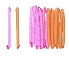 18Pcs Magic Hair Curlers, Portable, 18PC Orange 