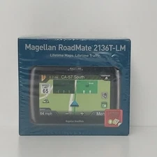 Magellan RoadMate 2136T-LM Automotive GPS Receiver New Sealed