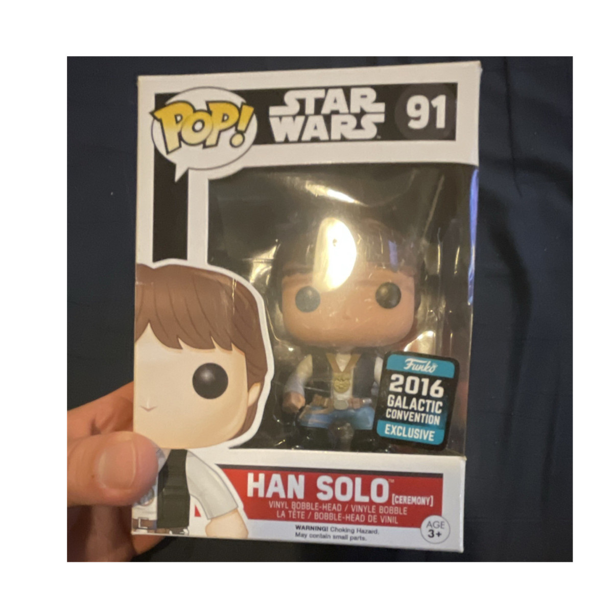 Funko Pop! Star Wars Han Solo Galactic Convention Exclusive #91