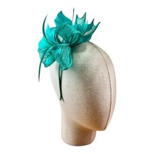 Women Wedding Fascinator On Headband & Hair Clip Ladies Day Races Royal Ascot UK