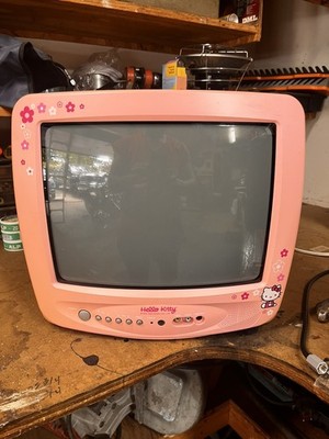 2003 Pink Hello Kitty KT2113 Vintage Box TV with no Remote | eBay
