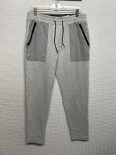 Abercrombie Fitch Grey Drawstring Tapered Fit Sweatpants Jogger Men Medium