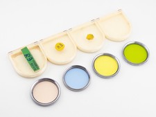 Cenei 39mm 39.5mm Lens Filters Colour Yellow Green Brown Blue + EXCELLENT +