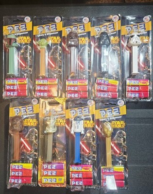 Star Wars Vintage Pez Candy Dispensers Lot of 9 New Sealed Boba Fett + 8 More