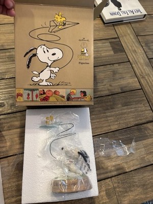 SNOOPY HALLMARK Figurine ''Life's a Trip, Enjoy the Ride'' WOODSTOCK Peanuts 2014