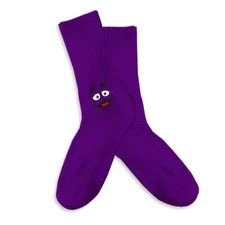 McDonald’s Limited Edition Retro Grimace Socks - NEW Purple