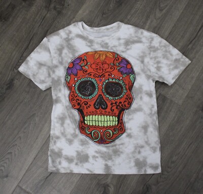 Fosforos Galileo Dia De Los Muertos Skull Shirt - XS