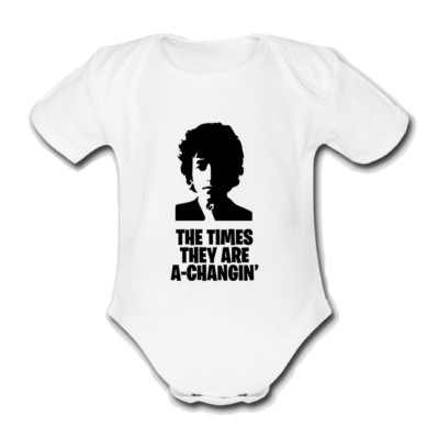 BOB @DYLAN TIMES ARE A-CHANGIN' Strampler Baby Weste Grow Body MUSIK FP