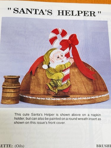 Creative Painting 10 Holiday Painting Patterns Nov/Dec 1991 Elves Silver Bells - Picture 4 of 8