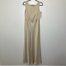 NWT BHLDN Beckett Maxi Beige Neutral Dress 10