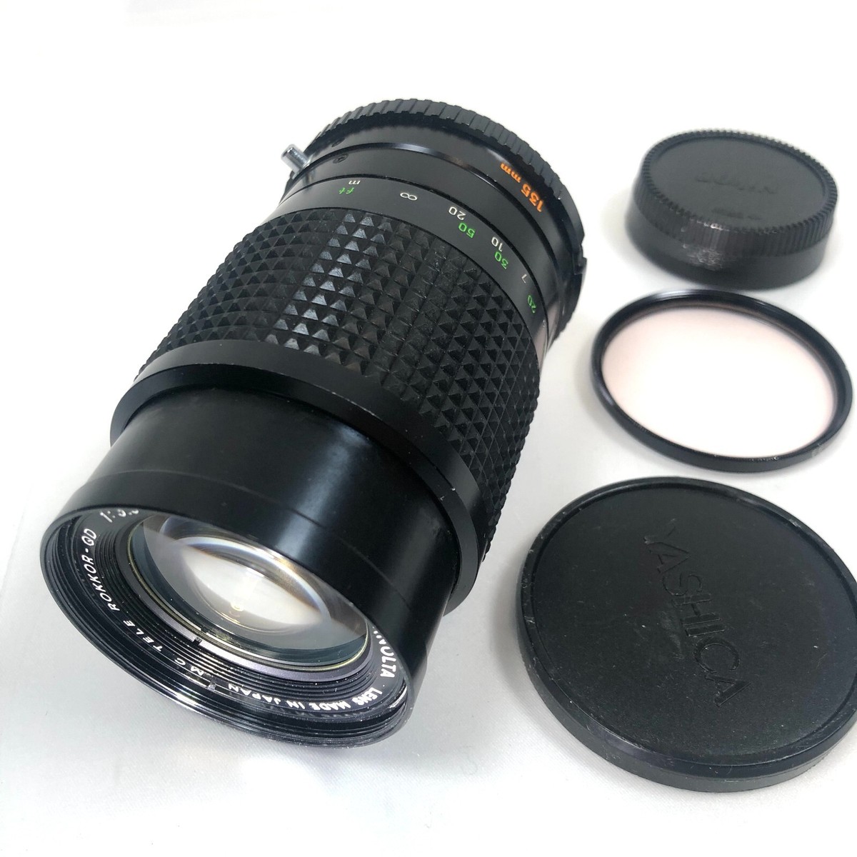 Near Mint] MINOLTA 135mm f/3.5 MC TELE ROKKOR-QD, SR Mount