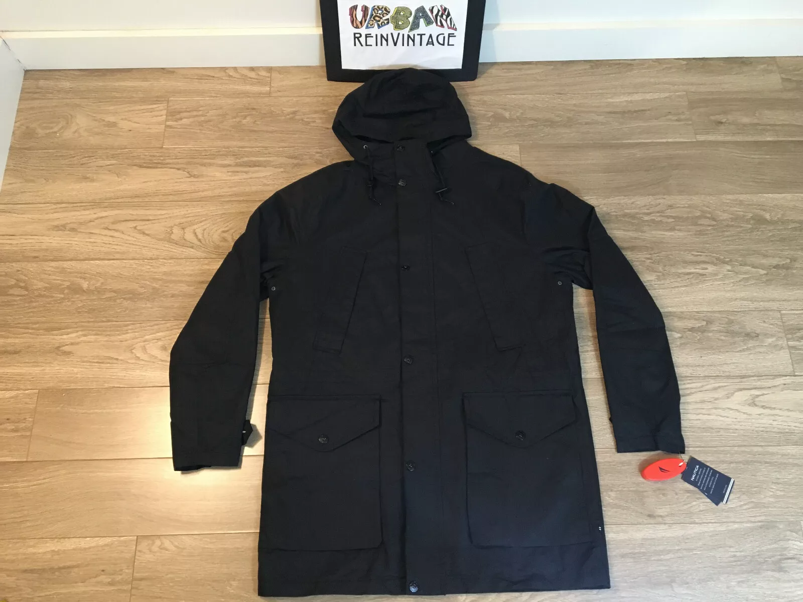 VESTE PARKA NAUTICA SEABORNE NEUVE AVEC ÉTIQUETTES TAILLE L PALACE SUPREME SAILING RAF SIMMONS