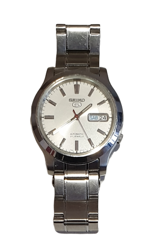 Seiko 5 SNK809 7S26-02J0 Day Date Automatico Orologio Da Uomo 21 JEWELS |  eBay