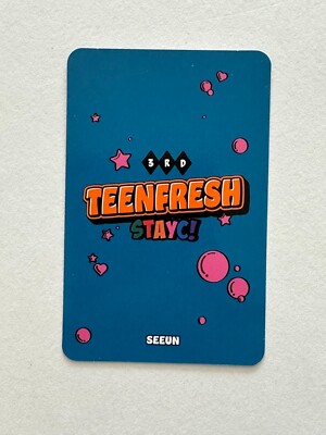 STAYC 3rd Mini Album Teenfresh Official Photocard + STAYC 3rd Mini Album Teenfresh Official Photocard +