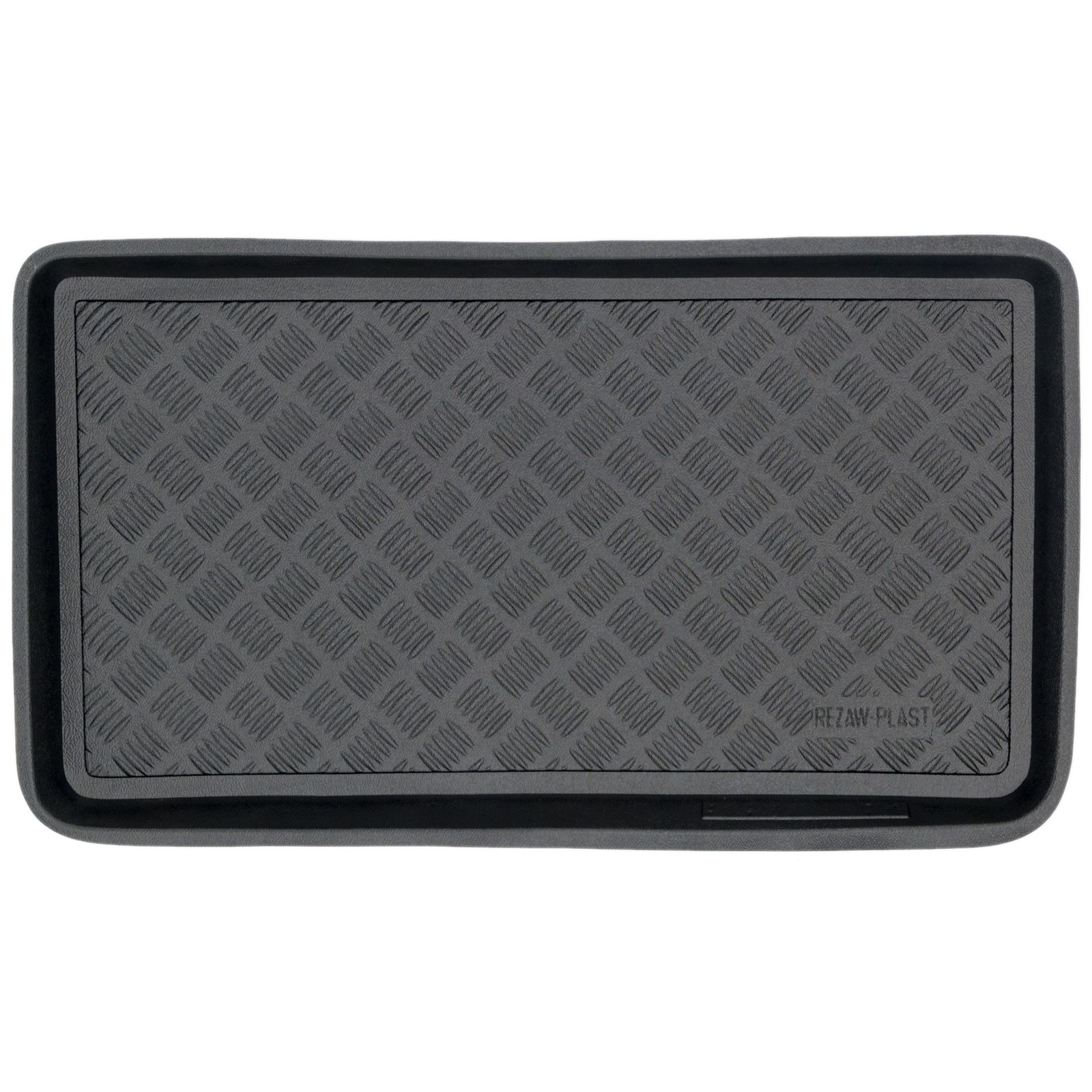Tapis de coffre en PVC Rezaw-Plast pour Volkswagen Sharan II 2010-2022 couleur noir