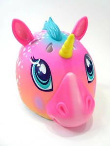 raskullz rainbow unicorn child bike helmet