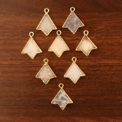 Fancy Shape Real Sugar Druzy Gold Plated DIY Making Supply