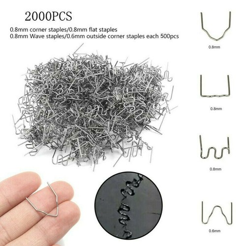 2000x Morsetto Paraurti per Saldatrice Auto Plastica Riparazione Saldatura - Foto 10 di 19