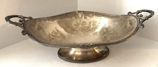 Vintage Silver Plated  Ornate Bowl By Richard Groves & Sons