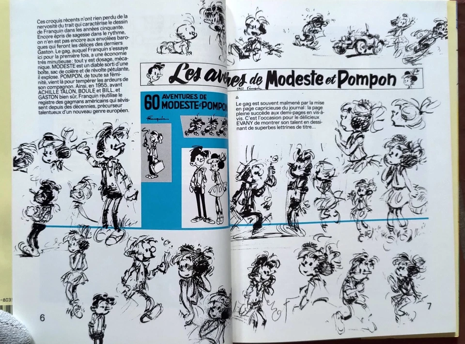 FRANQUIN - Tirage de Luxe LES ANNEES MODESTE & POMPON DE FRANQUIN 1989 - Photo 3/4