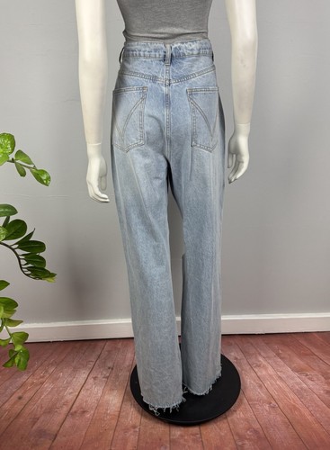 Dazie Size 16 Harley Wide Leg Ripped Denim Jeans Light Wash Women NEW $119 - Bild 8 von 16